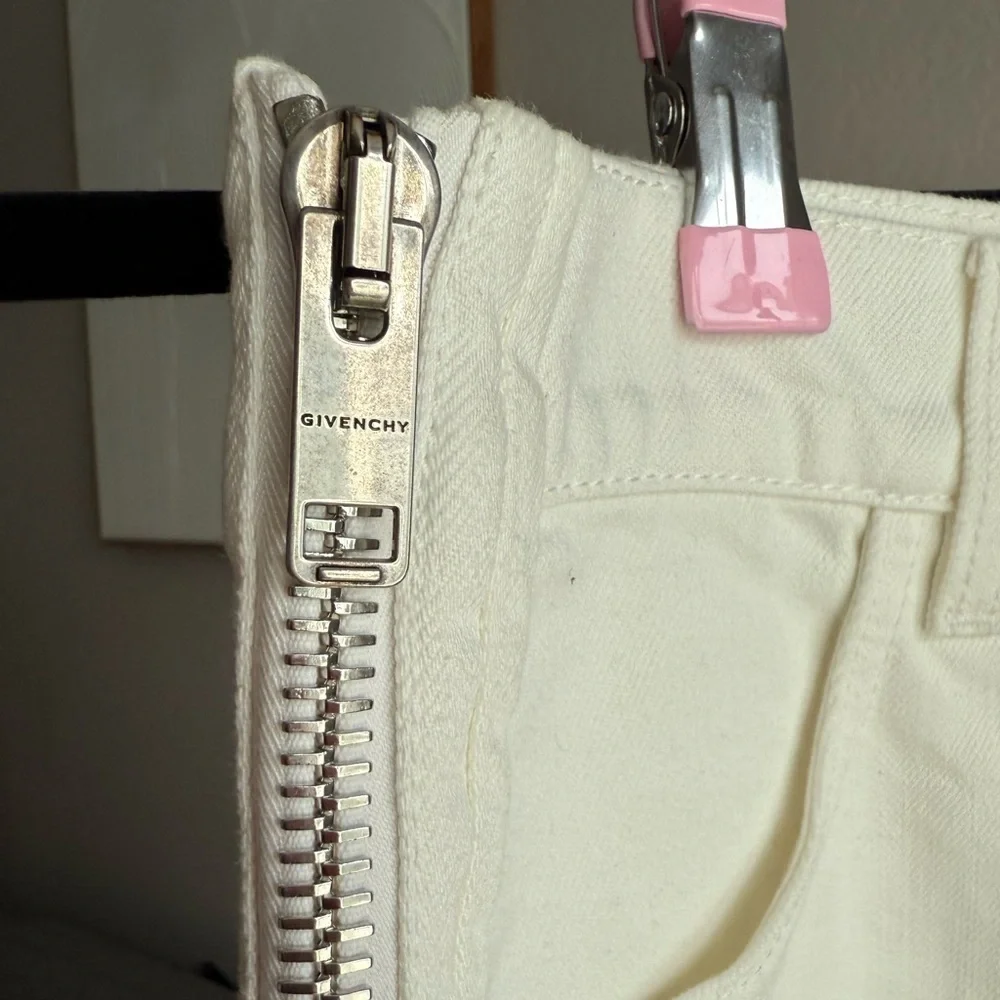 Givenchy Cream Denim Skirt - Picture 5 of 7
